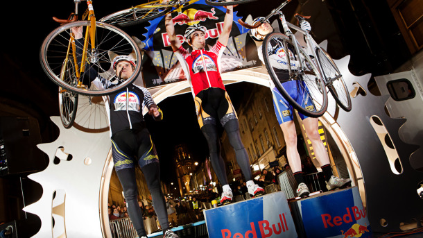 Red Bull Hill Chasers 2012 – podium (© Red Bull Media House)