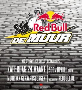 Red Bull De Muur Poster
