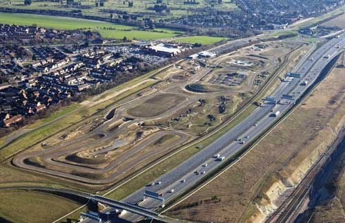 Cyclopark aerial view (picture – Kent County Council)