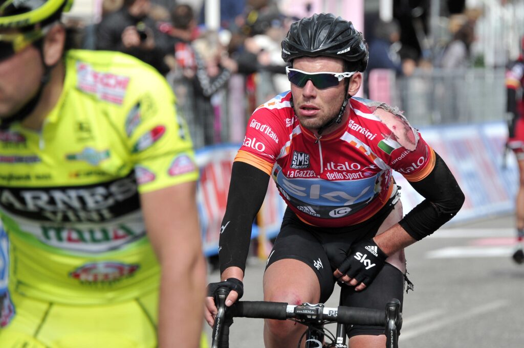 Giro 2012 S3 Battered Cav (picture Gian Mattia D’Alberto – LaPresse – RCS Sport)