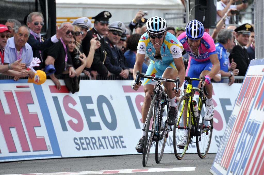 Giro 2012 S7 Tiralongo wins (pic Gian Mattia D’Alberto – LaPresse – RCS Sport)
