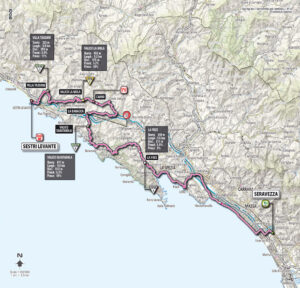 Giro 2012 Stage 12 map