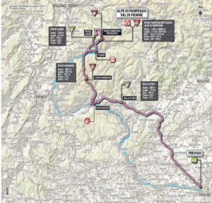 Giro 2012 Stage 19 map