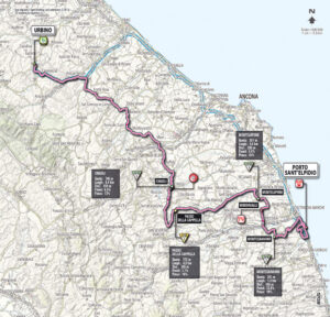 Giro 2012 Stage 6 map