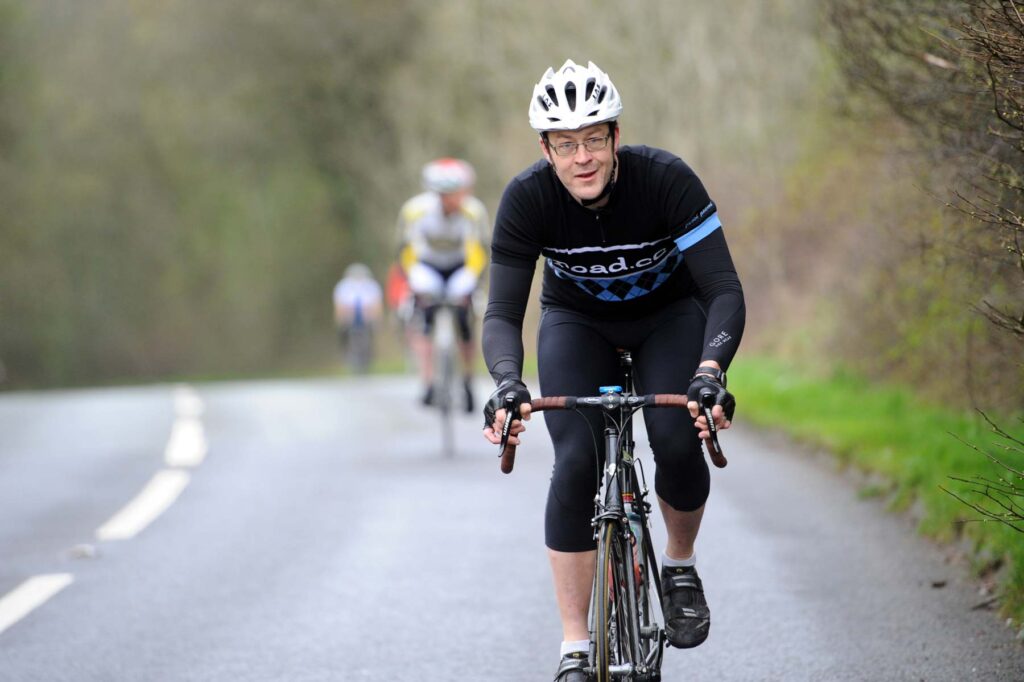 Happy faces at the start…