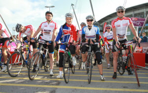 Great Manchester Cycle &ndash; Dean Andrews, Lizzie Armitstead, Rebecca Romero and Geoff Thomas