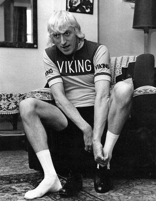 Jimmy Savile in Viking kit