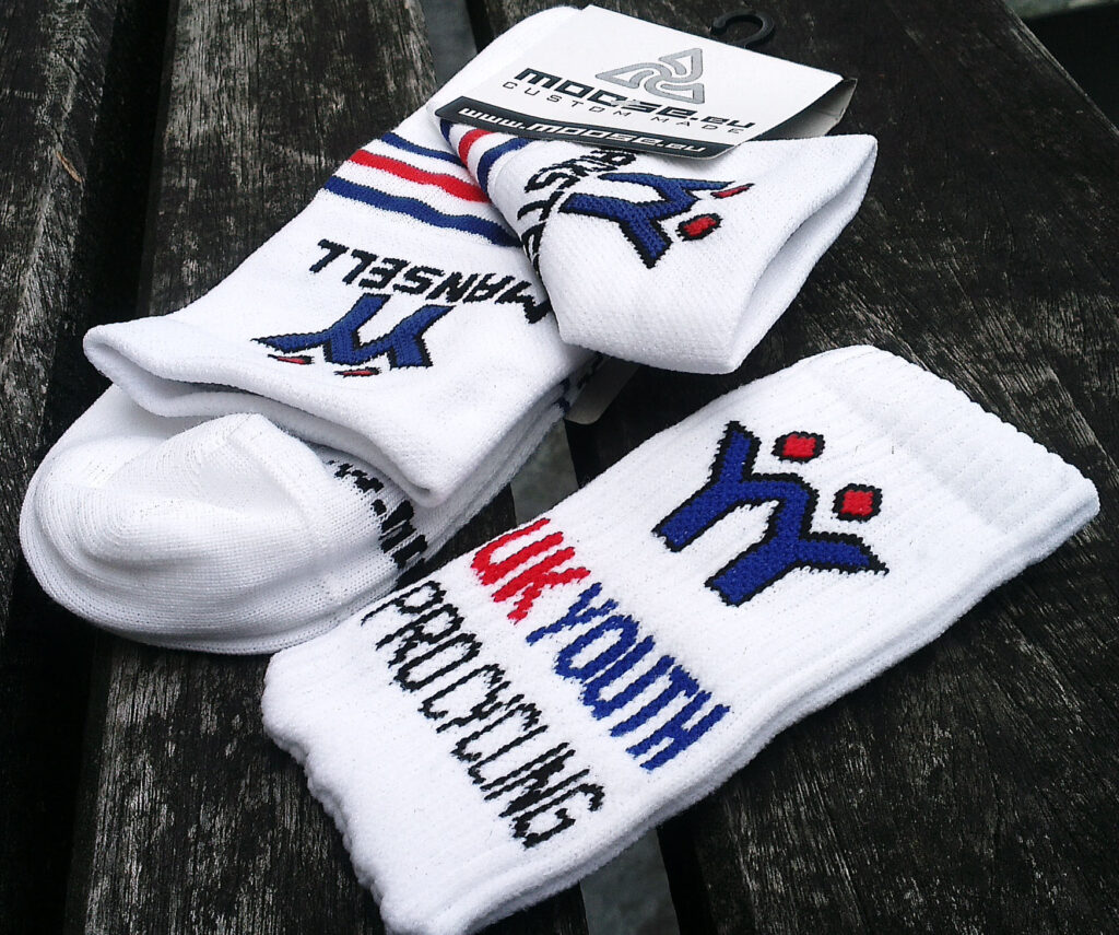 Moose Team UK Youth socks and phone sock