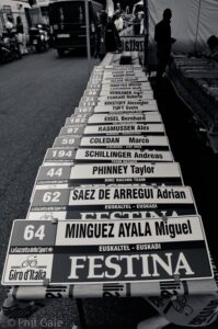 The list of riders
