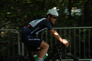 Mark Cavendish on Box Hill (pic Surrey News)