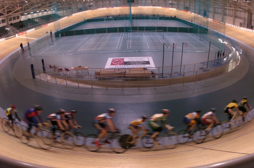 Newport Velodrome, pic credit Welsh Government