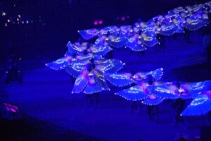 Olympic Opening Ceremony dove bike pic credt CarlosVanVegas Flickr Creative Commons
