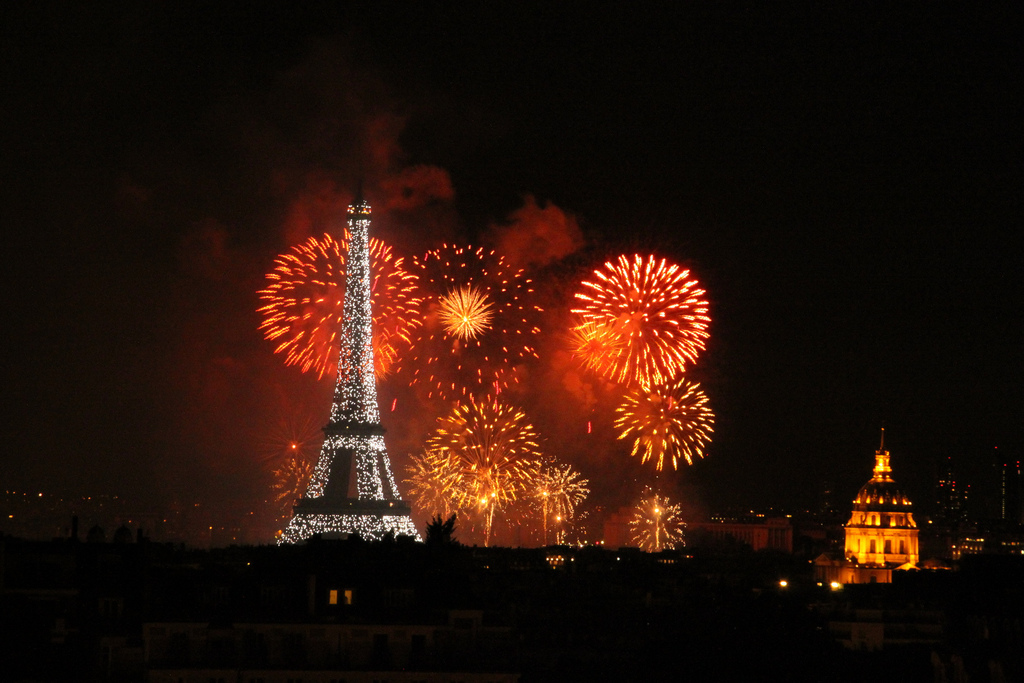 Paris fireworks