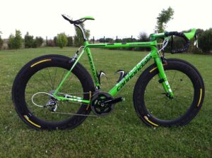Peter Sagan Green Liquigas Cannondale Super Six Evo