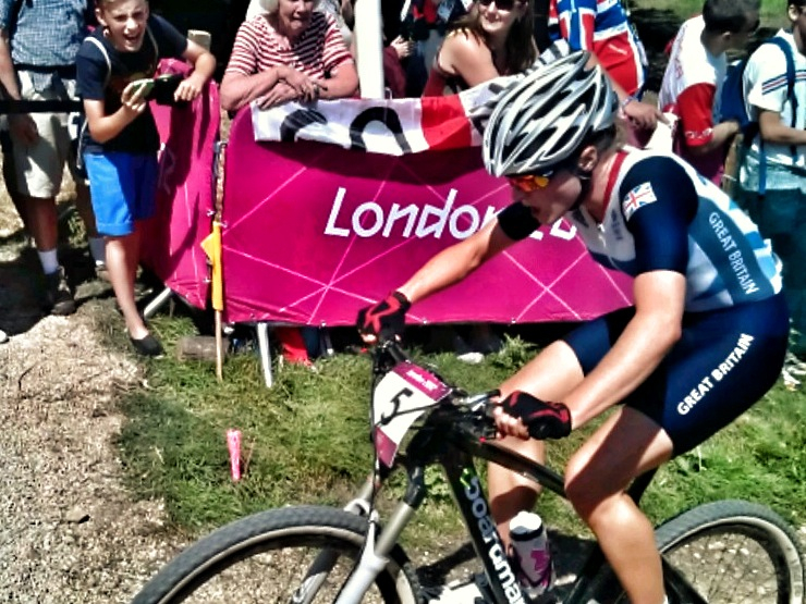 Annie Last in London 2012 MTB race (picture credit Ben Foreman)