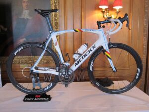 Eddy rode his EMX-525 from Brussels to London