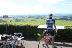 Eurobike 2012 demo day – Jo enjoys the view