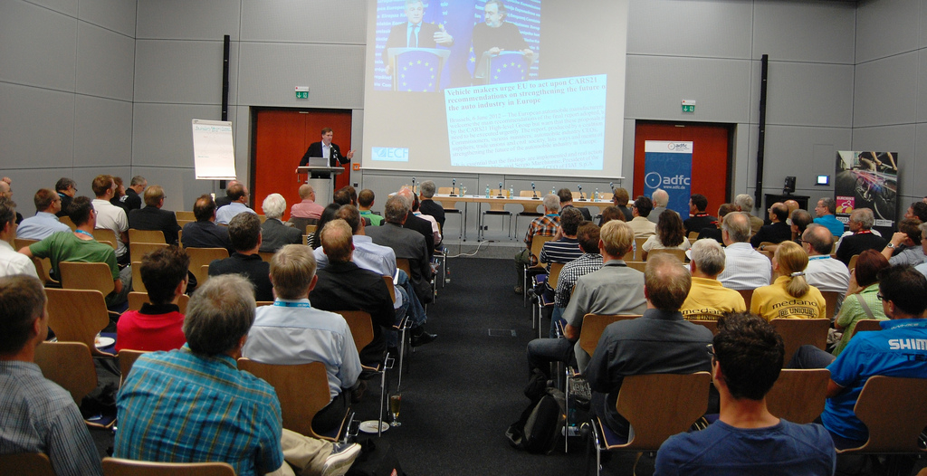 Kevin Mayne talking at the 2012 Advocacy Summit (picture courtesy ECF)
