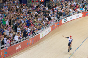 Mark Colbourne after winning Paralympic silver (copyright- Kelkel)