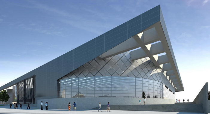 Sir Chris Hoy Velodrome CGI impression