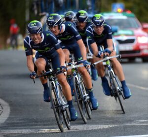 Vuelta 2012 S1 TTT winners Movistar (copyright Unipublic:Graham Watson)
