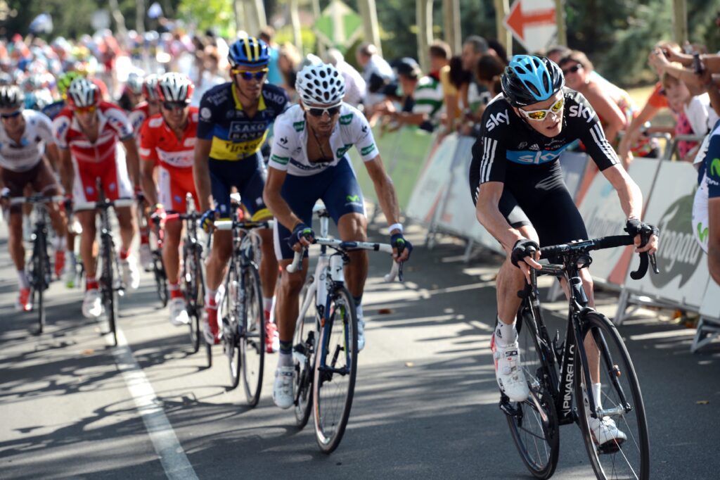Vuelta 2012 S6 Froome, Valverde, Contador, Rodriguez (copyright Unipublic:Graham Watson)