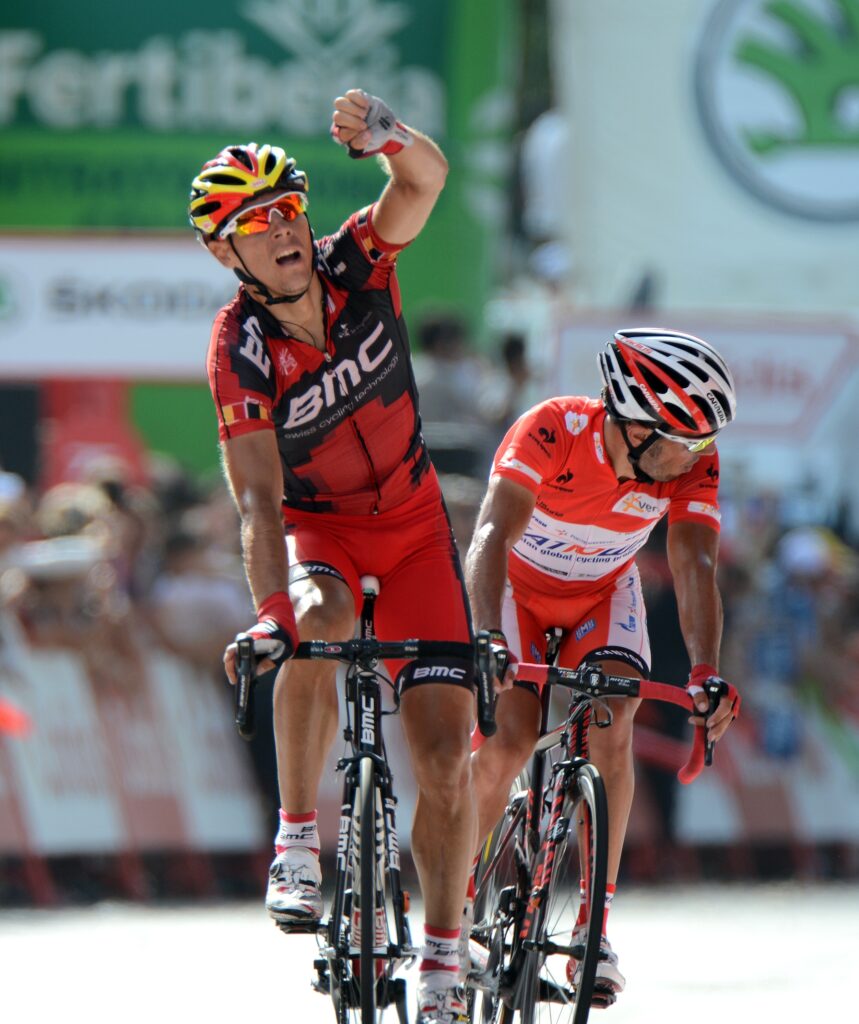 Vuelta 2012 S9 Gilbert wins from Rodriguez in Barcelona (copyright Unipublic:Graham Watson)