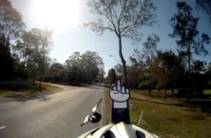Angry Bird vs Cyclist YouTube still (credit White Line Fever)