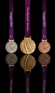 London 2012 Paralympic medals (copyright LOCOG)