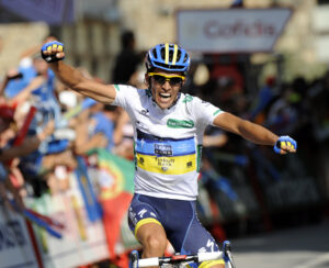 Vuelta 2012 S17 Alberto Contador wins stage and takes race lead (copyright UniPublic:Graham Watson)