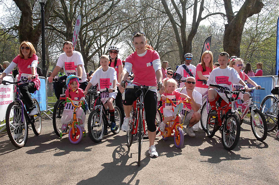 Victoria Pendleton at Pedal it Pink