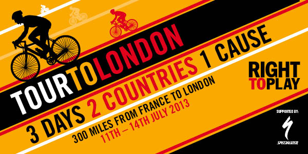 Right to Play Tour to London 2013 logo