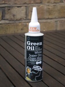 Green Oil White Super Dry Chain Wax updated