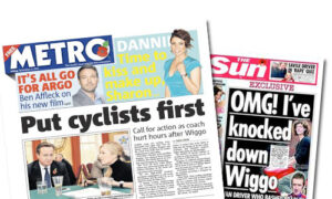 Newspapers react to Wiggins and Sutton incidents