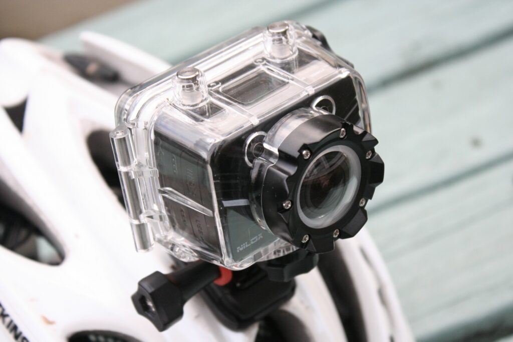 Nilox Foolish HD camera – helmet mount