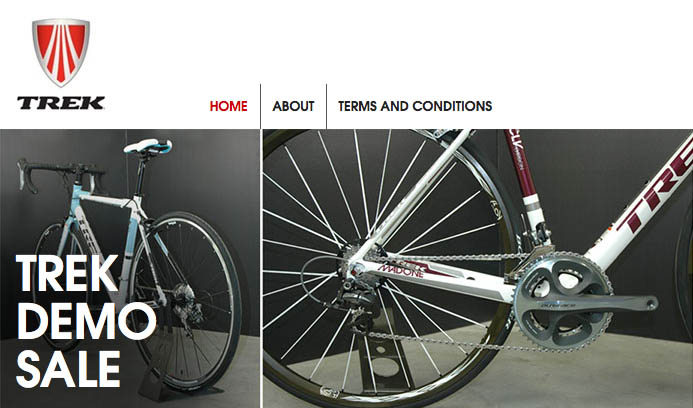 Trek Demo Sale