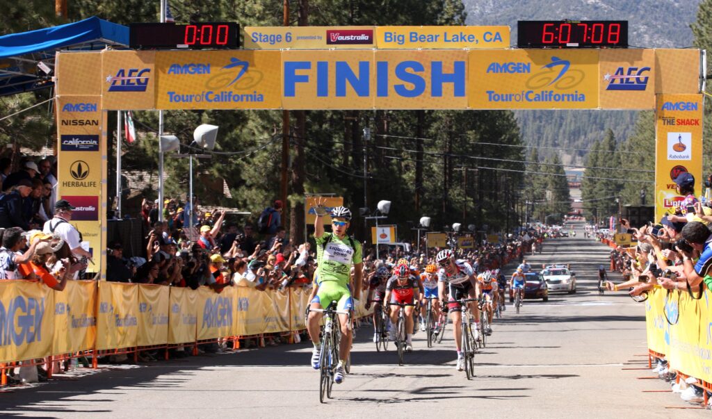 Amgen Tour of California stage 6 Peter Sagan 1st, Rory Sutherland 2nd, Michael Rogers 3rd / Photosport International
