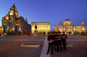 Beatles tribute act in Liverpool (source Visit Britain)