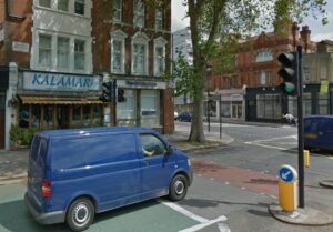 Chiswick High Road junction with Goldhawk Road (Source Google Street View)