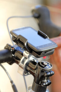 Minoura Phone Grip smartphone holder - mounted