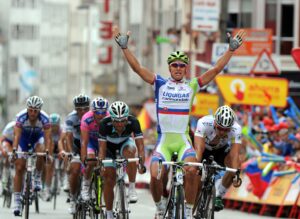 Peter Sagan wins Stage 12 of the 2011 Vuelta (copyright: Tour of Spain/Graham Watson).jpg