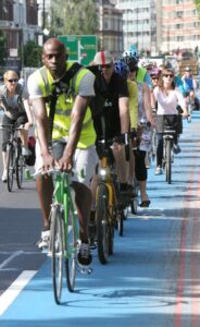 Barclays Cycle Superhighway public on ride
