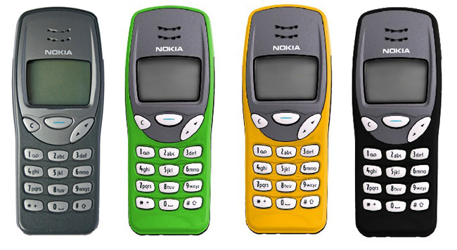 Nokia 3210 from back then