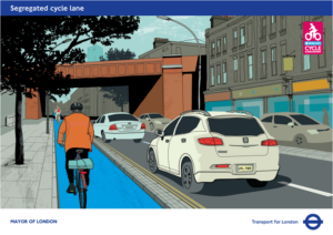 CS2 Consultation Stratford Cycle Lane (source TfL).png
