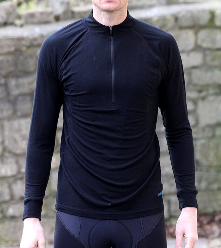Howies NBL Half Zip Merino base layer