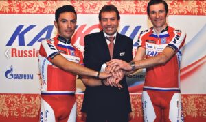 Katusha – Rodriguez, Ekimov and Menchov (source Katusha)
