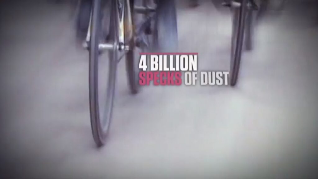 4 billion specks of dust