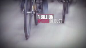 4 billion specks of dust