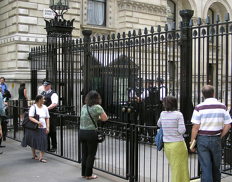 Downing Street gates