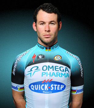 Mark Cavendish in Omega Pharma Quick Step kit